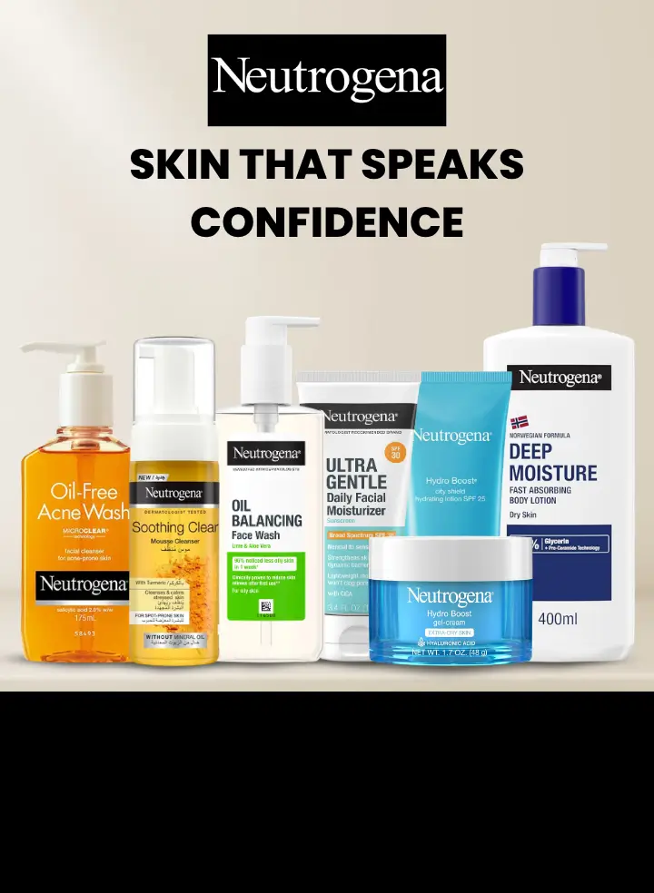 Original Neutrogena skin care products available in Sri Lanka at Watsans.lk