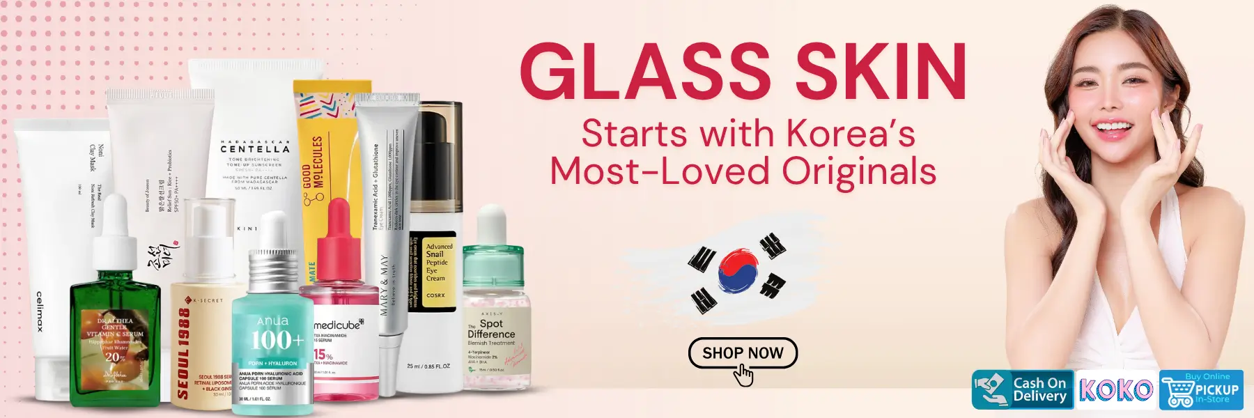 Glass skin Korean skincare original products in Sri Lanka at best price from Watsans.lk