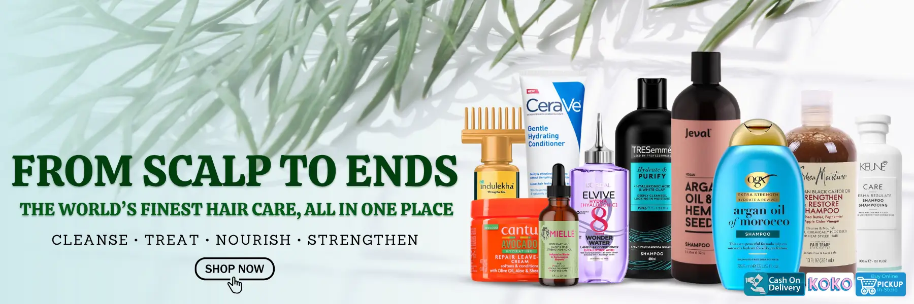 From scalp to ends hair care products in Sri Lanka – buy original branded shampoos, conditioners and treatments online at Watsans.lk