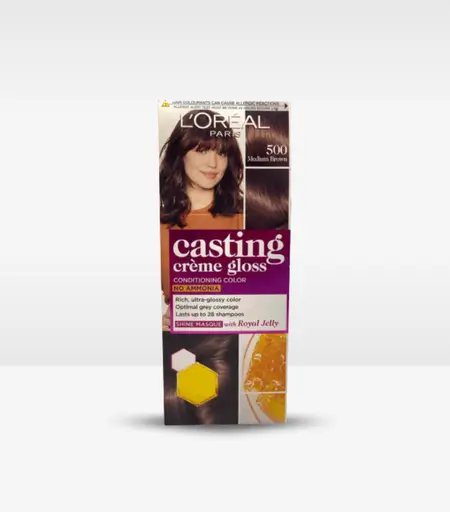 L'Oreal Casting Creme Gloss No Ammonia Hair Color Medium Brown 500 24ml Sri Lanka
