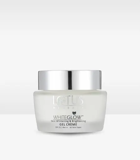 Lotus Herbals White Glow Skin Whitening Gel Cream SPF 25 PA+++ 60g