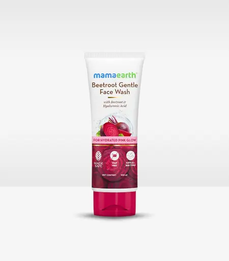 Mamaearth Beetroot Gentle Face Wash with Beetroot & Hyaluronic Acid 100ml Original Product in Sri Lanka