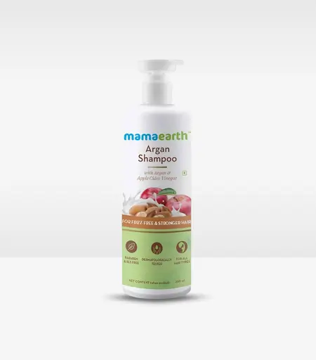 Mamaearth Argan & Apple Cider Vinegar Shampoo for Dry & Frizzy Hair 250ml