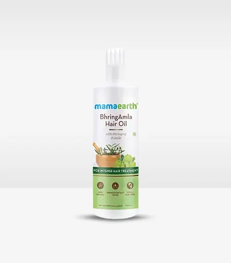 Mamaearth Bhringraj Hair Oil with Amla for Intense Hair Treatment 250ml