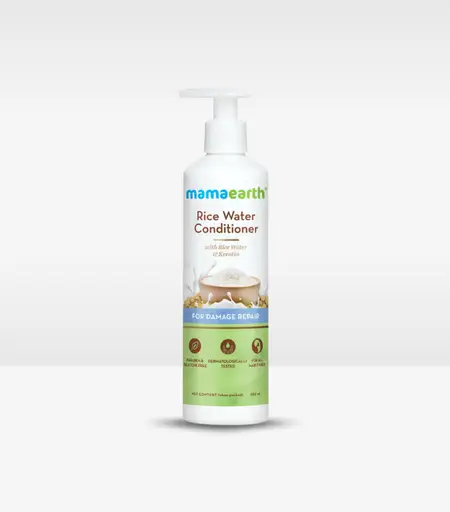 Mamaearth Rice Water Conditioner for Damaged, Dry and Frizzy Hair 250ml