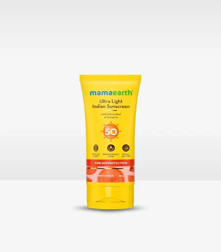 Mamaearth Ultra Light Indian Sunscreen SPF50+ 50g Original Sunscreen in Sri Lanka