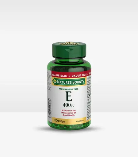 Nature's Bounty Vitamin E 400 IU 200 Softgels 