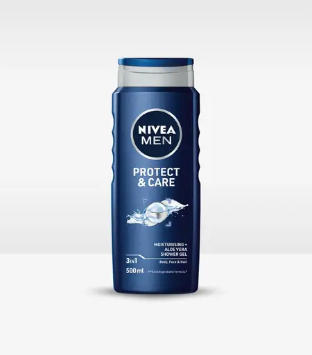 Nivea Men Protect & Care 3-In-1 Shower Gel 500ml
