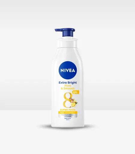 Nivea Extra Bright Firm & Smooth Q10 8 Super Food Lotion 380ml
