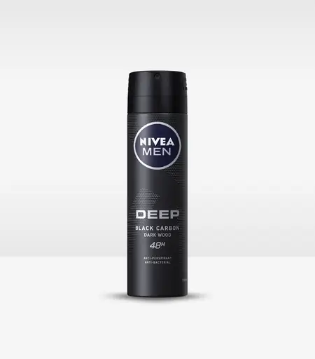 Nivea Men Deep Black Carbon Anti-Perspirant Deodorant Spray 150ml Sri Lanka