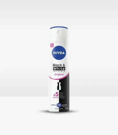 Nivea Invisible for Black & White Original Anti-Perspirant Spray 150ml