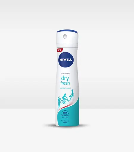 Nivea Dry Fresh Real Life Tasted Anti-Perspirant Deodorant Spray 150ml