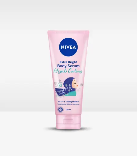 Nivea Body Serum Hijab Cooling 180ml – Brightening & Cooling Serum
