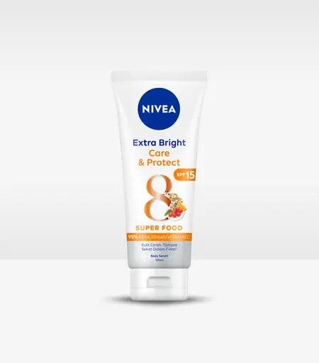 Nivea Extra White Body Serum Care & Protect 180ml – Brightening & UV Protection