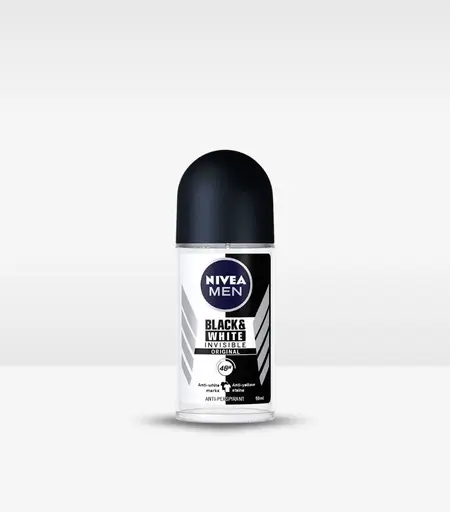 Nivea Men Black & White Invisible Deodorant Roll On 50ml – 72h Anti-Perspirant in Sri Lanka