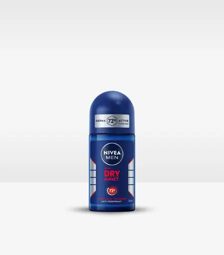 Nivea Men Dry Impact Roll On Deodorant 25ml – 48h Sweat & Odor Protection in Sri Lanka  Title: Nivea Men Dry Impact Roll On Deodorant 25ml