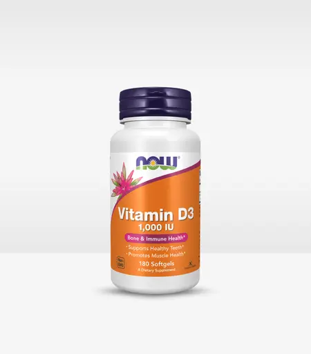 Now Vitamin D-3 1000 IU 180 Softgels – Bone, Teeth & Immune Support Supplement Sri Lanka