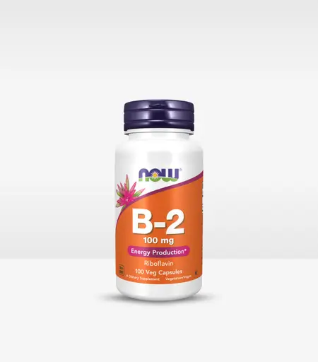 Now Vitamin B-2 Energy Production Riboflavin Capsules 100mg – Boost Energy & Wellness in Sri Lanka