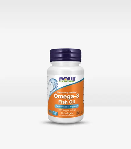 Now Omega-3 Fish Oil 1000mg 30 Softgels