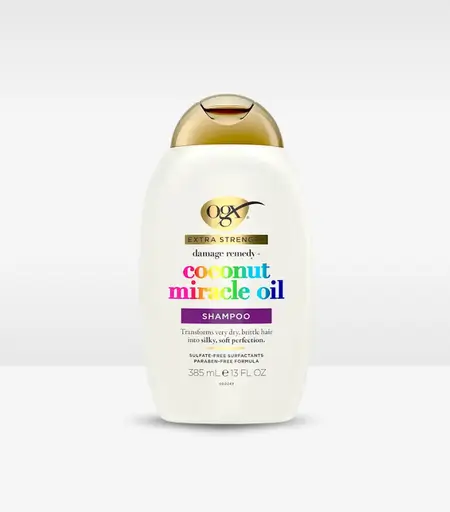 OGX Damage Remedy Coconut Miracle Oil Shampoo 385ml – Hydrating Sulfate-Free Shampoo Sri Lanka