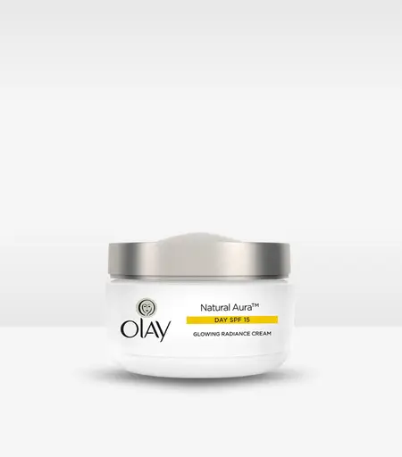 Olay Natural Aura Glowing Radiance Cream SPF15 50g – Brightening Moisturizer in Sri Lanka