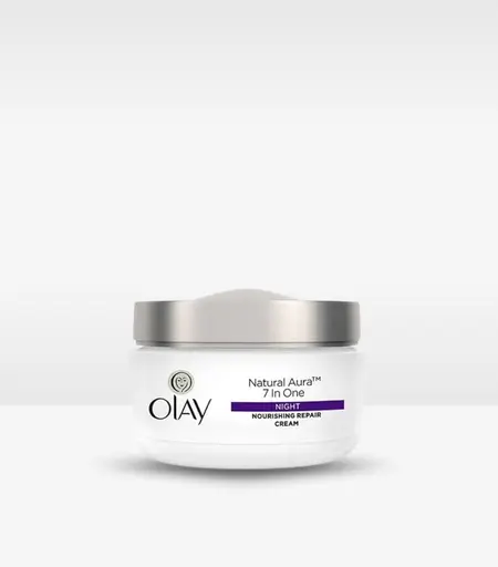 Olay Natural White Aura All in One Fairness Night Cream 50g – Original in Sri Lanka