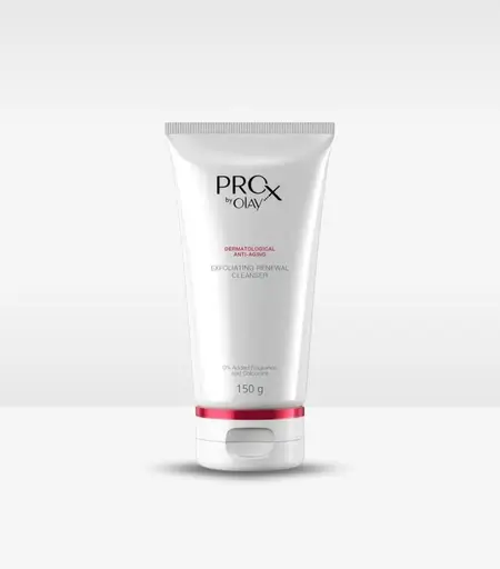 Prox by Olay Exfoliating Renewal Cleanser 150g tube for gentle skin exfoliation