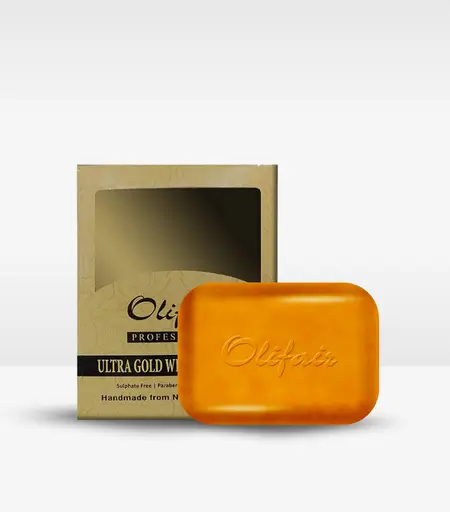 Olifair Ultra Gold Whitening Soap 100g bar for skin whitening and brightening