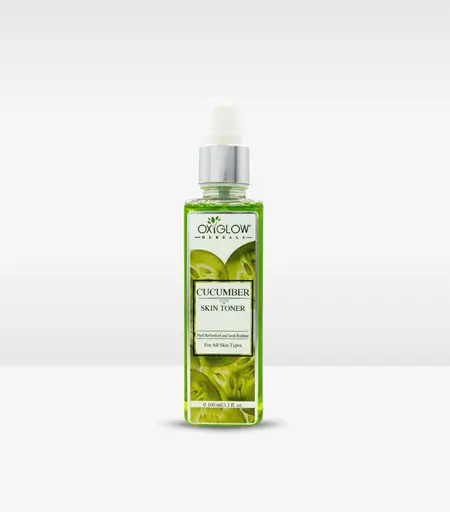 OxyGlow Cucumber Skin Toner 100ml bottle for refreshing and soothing skincare