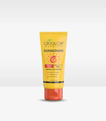 OxyGlow Herbals Sunscreen SPF 50 UPA | PA++++ UVB 60g