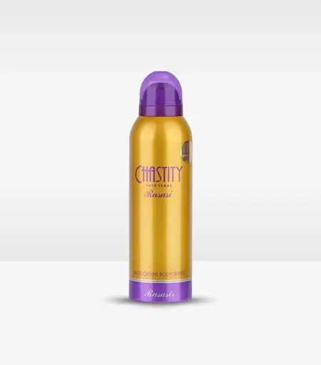 Rasasi Chastity Deodorant Body Spray for Women 200ml – Original Product in Sri Lanka