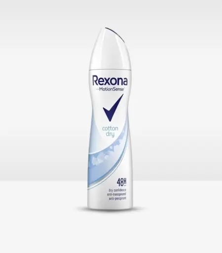 Rexona Cotton Dry 48H Anti-Perspirant Deodorant Spray 200ml bottle