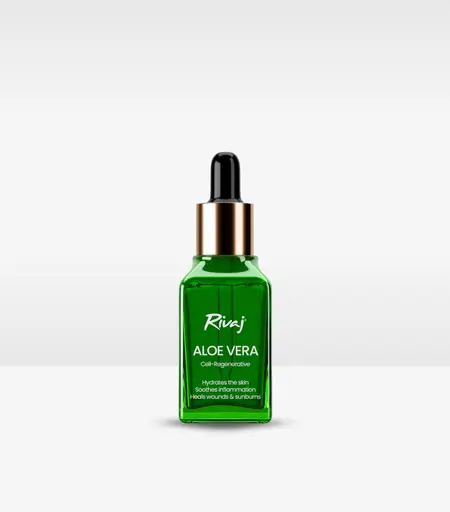 Rivaj UK Aloe Vera Cell-Regenerative Face Serum 30ml for Hydration and Acne Control Sri Lanka