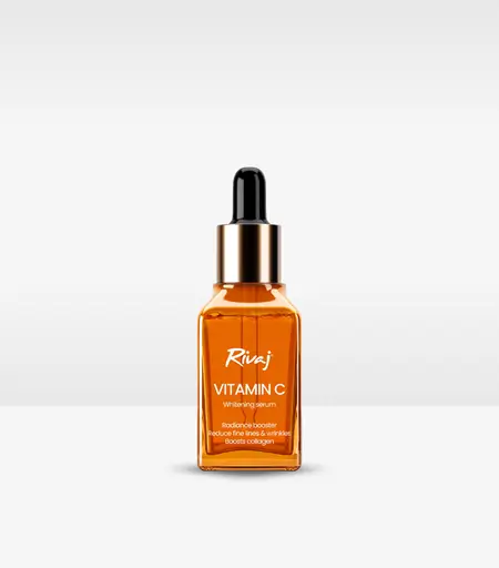 Rivaj UK Vitamin C Whitening Face Serum 30ml bottle with packaging