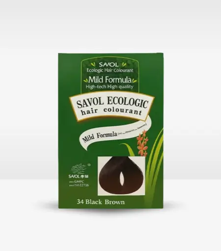 Savol Ecologic Hair Colourant Black 140ml No PPD No Ammonia Hair Dye Sri Lanka