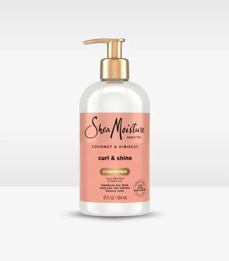 Shea Moisture Coconut & Hibiscus Curl & Shine Conditioner 384ml – Best Conditioner for Curly Hair in Sri Lanka