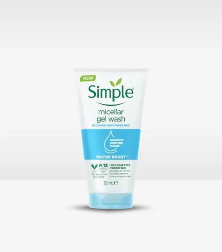 Simple Water Boost Micellar Facial Gel Wash Cleanser 150ml for Sensitive Skin Sri Lanka