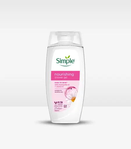 Simple Nourishing Shower Cream 225ml – Original Shower Cream for Sensitive Skin