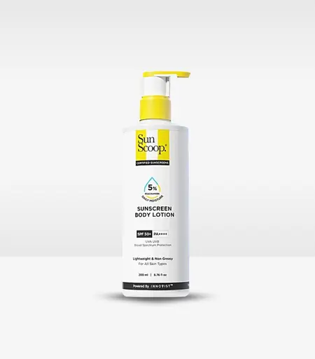 Sun Scoop 5% Niacinamide Sunscreen Body Lotion SPF 50+ PA++++ 200ml Sri Lanka