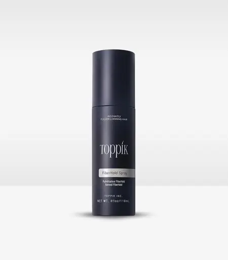 Toppik Black Fiber Hold Spray 118ml for Longer-Lasting Hair Fibers