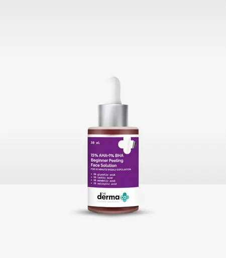 The Derma Co 15% AHA + 1% BHA Peeling Solution 30ml for Acne and Pigmentation Sri Lanka
