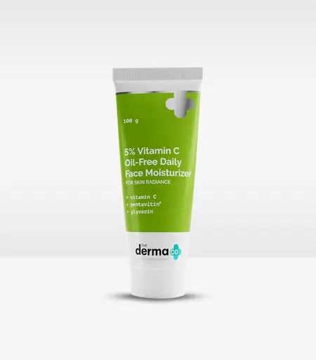 The Derma Co 5% Vitamin C Oil-Free Daily Face Moisturizer 100g