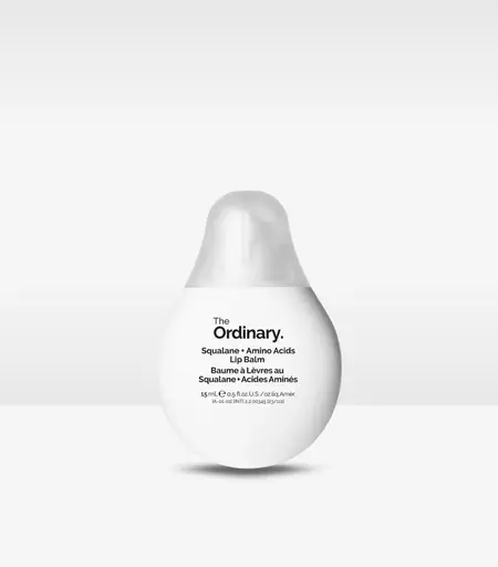 The Ordinary Squalane + Amino Acid Lip Balm 15ml – Multi-use Moisturizing Balm for Lips, Elbows & Cuticles
