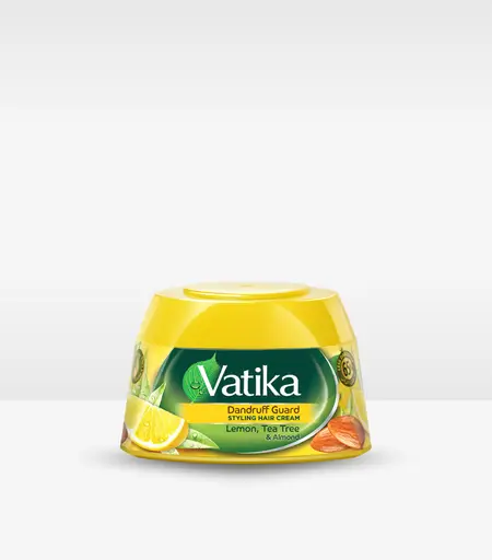 Vatika Naturals Dandruff Guard Styling Hair Cream with Lemon, Tea Tree & Almond 140ml – Buy Online in Sri Lanka