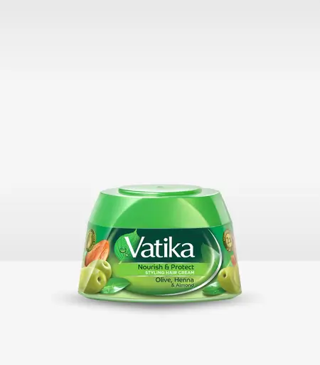 Vatika Nourish & Protect Styling Hair Cream with Olive, Henna & Almond 140ml – Buy Online in Sri Lanka