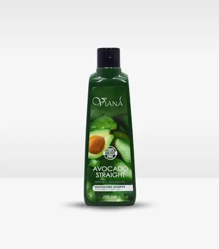 Viana Avocado Straight Shampoo 200ml for Smooth and Hydrated Hair Sri Lanka