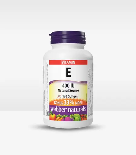Webber Naturals Vitamin E 400 IU Natural Source 120 Softgels Sri Lanka