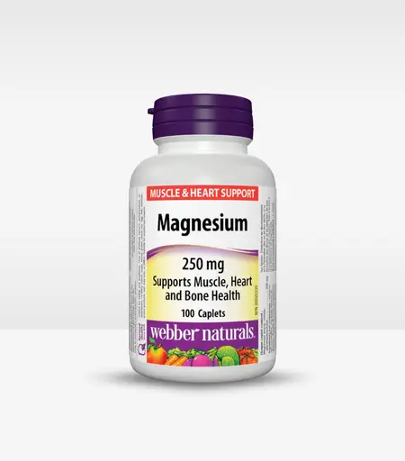 Webber Naturals Magnesium 250 mg - 100 Caplets