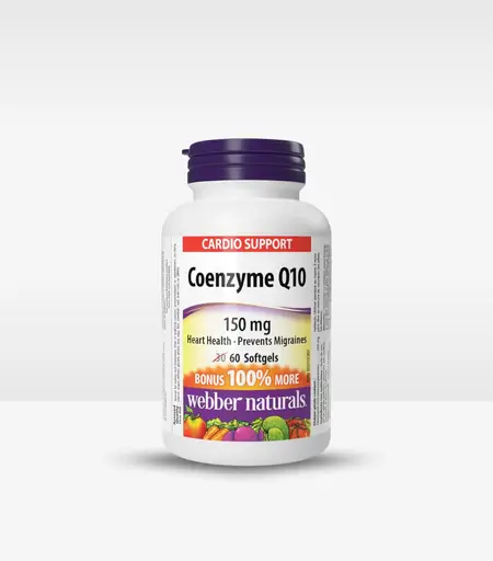 Webber Naturals Cardio Support Coenzyme Q10 150mg 60 softgels 