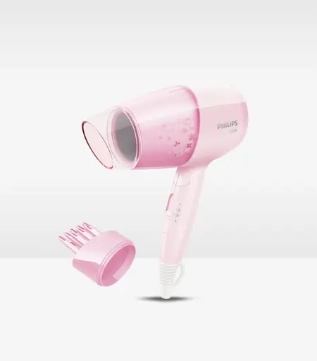 Philips 1200W ThermoProtect Hair Dryer BHC017 Cherry Blossom Pink - Watsans.lk